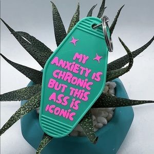 anxiety chronic keychain